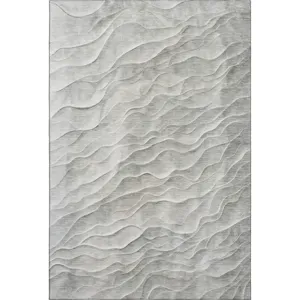Machine Washable Indoor/Outdoor Pacifica Taupe 2\'6\" x 3\'10\" Rug