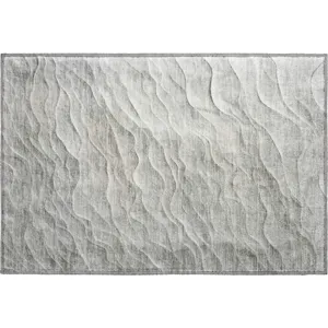 Machine Washable Indoor/Outdoor Pacifica Taupe 1\'8\" x 2\'6\" Rug