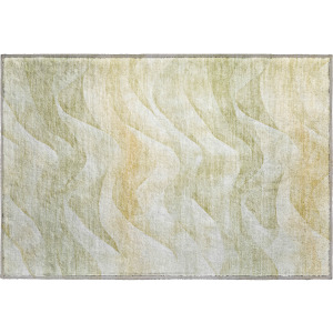 Machine Washable Indoor/Outdoor Pacifica Aloe Rug