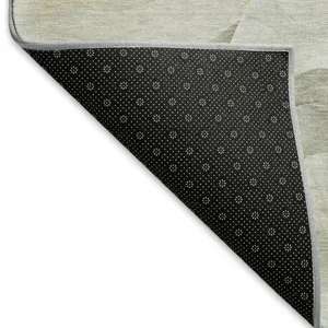 Machine Washable Indoor/Outdoor Pacifica Silver 5\' x 7\'6\" Rug