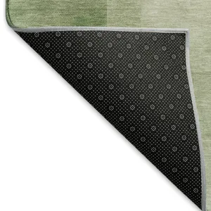 Machine Washable Indoor/Outdoor Pacifica Aloe 5\' x 7\'6\" Rug