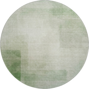 Machine Washable Indoor/Outdoor Pacifica Aloe 8' x 8' Round Rug