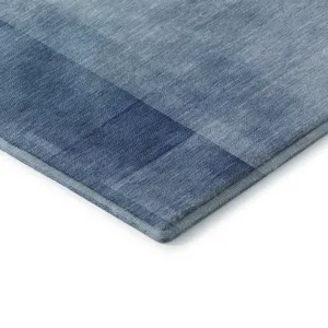 Machine Washable Indoor/Outdoor Pacifica Blue 10\' x 14\' Rug