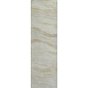 Machine Washable Indoor/Outdoor Pacifica Beige 2'3