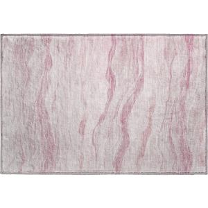 Machine Washable Indoor/Outdoor Pacifica Pink Rug