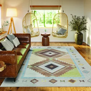 Indoor/Outdoor Phoenix Taupe Washable 8\' x 10\' Rug
