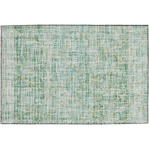 Luxury Washable Indoor/Outdoor Portico Aloe Rug