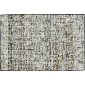 Luxury Washable Indoor/Outdoor Portico Pewter Rug