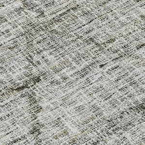 Luxury Washable Indoor/Outdoor Portico Pewter 1\'8\" x 2\'6\" Rug