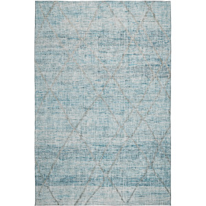 Luxury Washable Indoor/Outdoor Portico Teal Rug