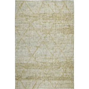 Luxury Washable Indoor/Outdoor Portico Wheat 9\' x 12\' Rug