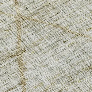 Luxury Washable Indoor/Outdoor Portico Wheat 9\' x 12\' Rug