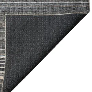 Luxury Washable Indoor/Outdoor Portico Chocolate 3\' x 5\' Rug