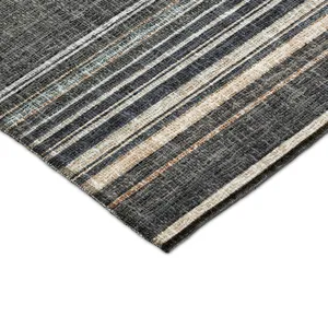 Luxury Washable Indoor/Outdoor Portico Chocolate 3\' x 5\' Rug