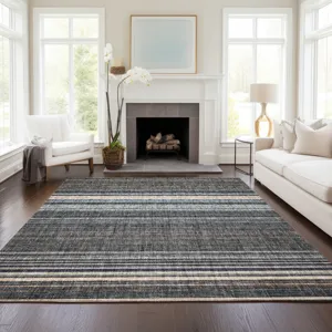 Luxury Washable Indoor/Outdoor Portico Chocolate 3\' x 5\' Rug