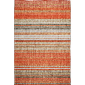 Luxury Washable Indoor/Outdoor Portico Coral Rug