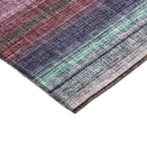 Luxury Washable Indoor/Outdoor Portico Lavender 10\' x 14\' Rug