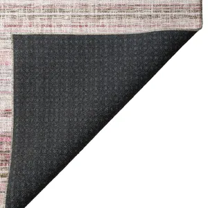 Luxury Washable Indoor/Outdoor Portico Pink 5\' x 7\'6\" Rug