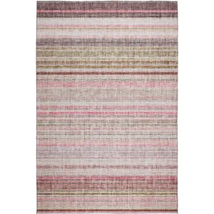Luxury Washable Indoor/Outdoor Portico Pink 5\' x 7\'6\" Rug
