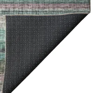 Luxury Washable Indoor/Outdoor Portico Sage 2\'3\" x 7\'6\" Runner Rug