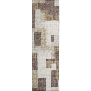 Luxury Washable Indoor/Outdoor Portico Brown 2'3