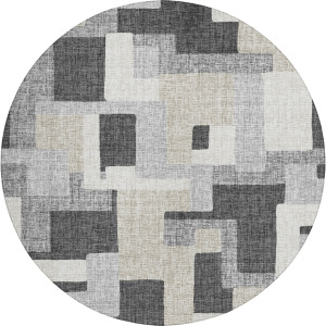 Luxury Washable Indoor/Outdoor Portico Gray Rug
