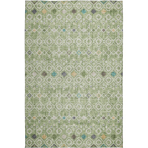 Luxury Washable Indoor/Outdoor Portico Aloe Rug