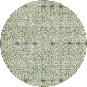 Luxury Washable Indoor/Outdoor Portico Aloe Rug