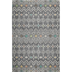 Luxury Washable Indoor/Outdoor Portico Gray Rug