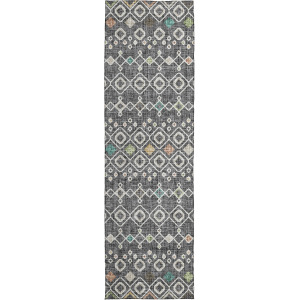 Luxury Washable Indoor/Outdoor Portico Gray 2'3
