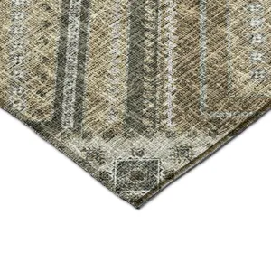 Luxury Washable Indoor/Outdoor Portico Beige 5\' x 7\'6\" Rug