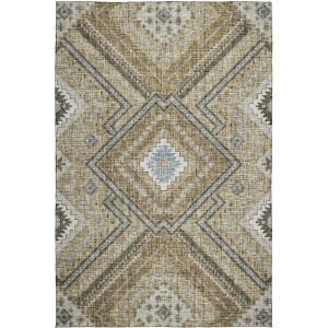 Luxury Washable Indoor/Outdoor Portico Beige Rug