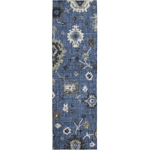 Luxury Washable Indoor/Outdoor Portico Blue 2'3