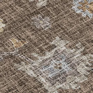 Luxury Washable Indoor/Outdoor Portico Chocolate 8\' x 10\' Rug