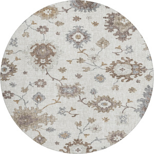 Luxury Washable Indoor/Outdoor Portico Ivory Rug