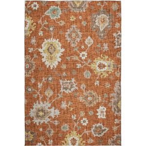 Luxury Washable Indoor/Outdoor Portico Paprika Rug