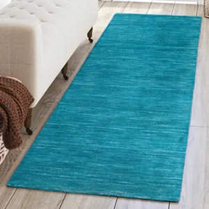 Rafia Cobalt 2\'3\" x 7\'6\" Runner Rug