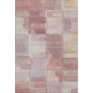 Luxury Washable Indoor/Outdoor Ravenna Blush 8\' x 10\' Rug