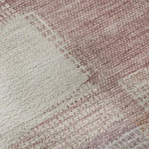 Luxury Washable Indoor/Outdoor Ravenna Blush 1\'8\" x 2\'6\" Rug