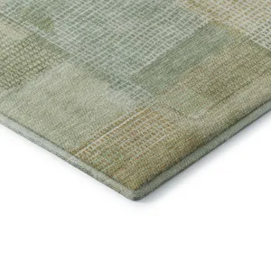 Luxury Washable Indoor/Outdoor Ravenna Green 8\' x 10\' Rug