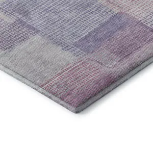 Luxury Washable Indoor/Outdoor Ravenna Lavender 2\'6\" x 3\'10\" Rug
