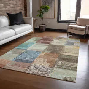 Luxury Washable Indoor/Outdoor Ravenna Putty 2\'6\" x 3\'10\" Rug