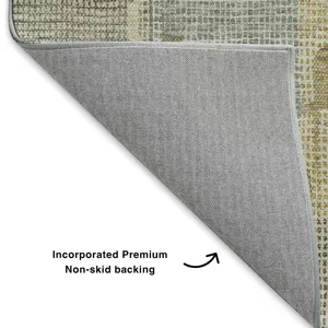 Luxury Washable Indoor/Outdoor Ravenna Taupe 1\'8\" x 2\'6\" Rug