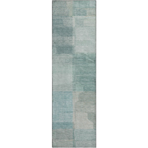 Luxury Washable Indoor/Outdoor Ravenna Teal 2'3