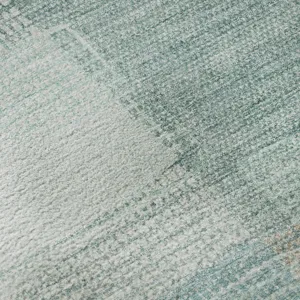 Luxury Washable Indoor/Outdoor Ravenna Teal 2\'6\" x 3\'10\" Rug
