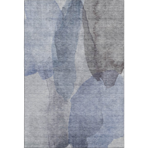 Luxury Washable Indoor/Outdoor Ravenna Blue Rug