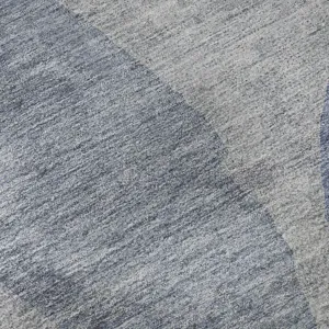 Luxury Washable Indoor/Outdoor Ravenna Blue 1\'8\" x 2\'6\" Rug