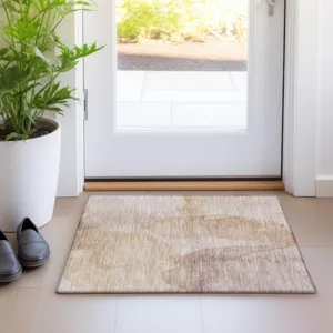 Luxury Washable Indoor/Outdoor Ravenna Coral 1\'8\" x 2\'6\" Rug
