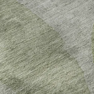 Luxury Washable Indoor/Outdoor Ravenna Fern 1\'8\" x 2\'6\" Rug