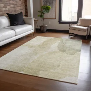 Luxury Washable Indoor/Outdoor Ravenna Putty 5\' x 7\'6\" Rug